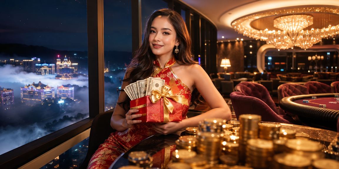 Suasana kasino hiburan mewah di Genting Highlands dengan pencahayaan dan suasana pertaruhan