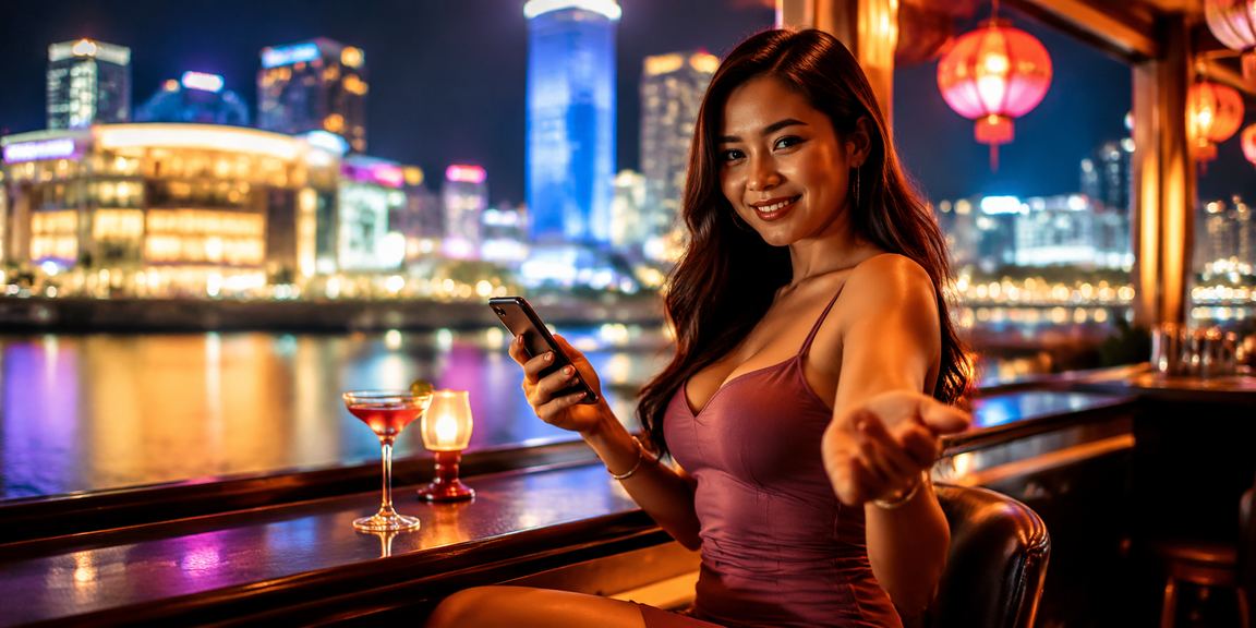 Pemain menggunakan telefon pintar untuk bermain kasino mudah alih di Johor dengan mudah dan selesa